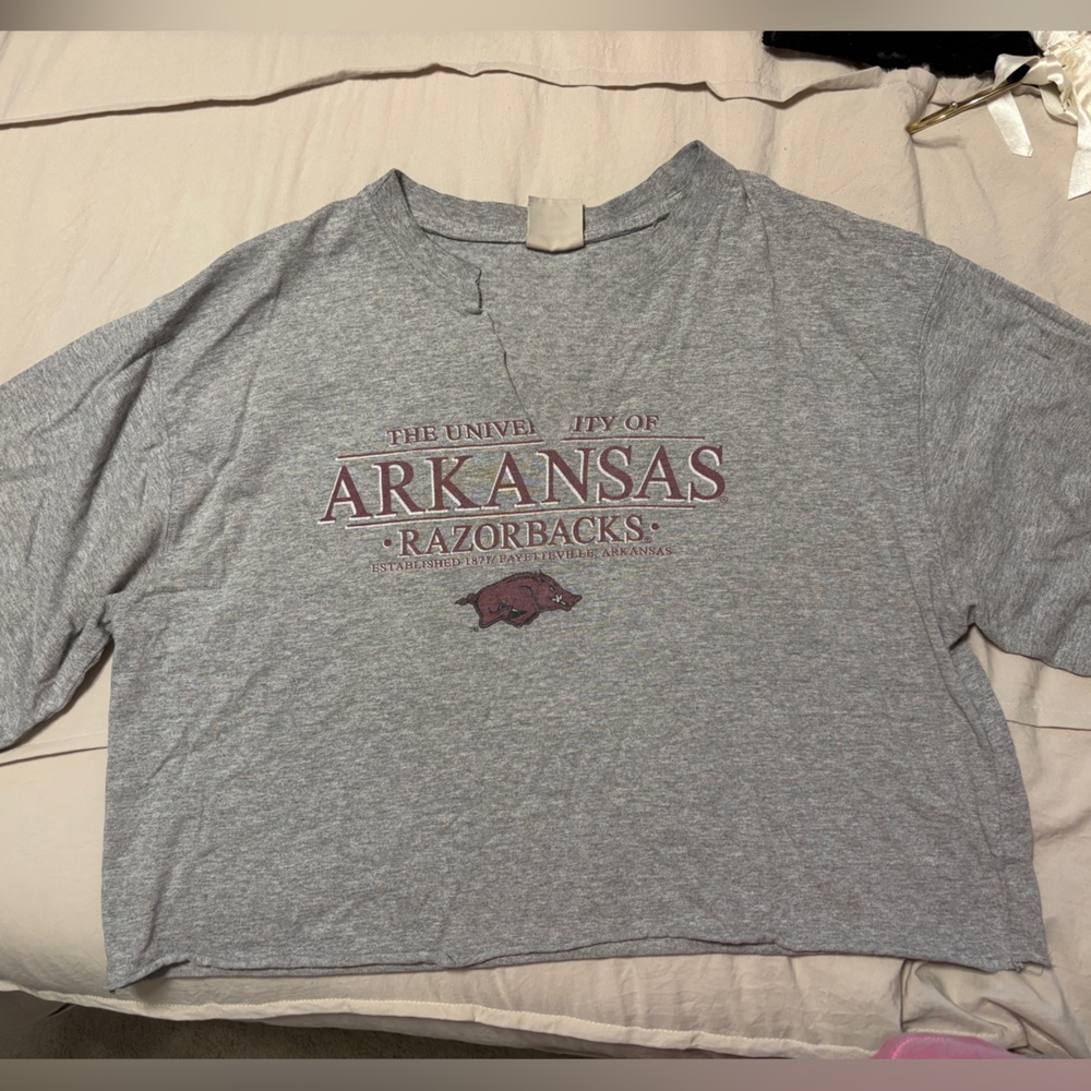 Arkansas Razorbacks Gray T-Shirt